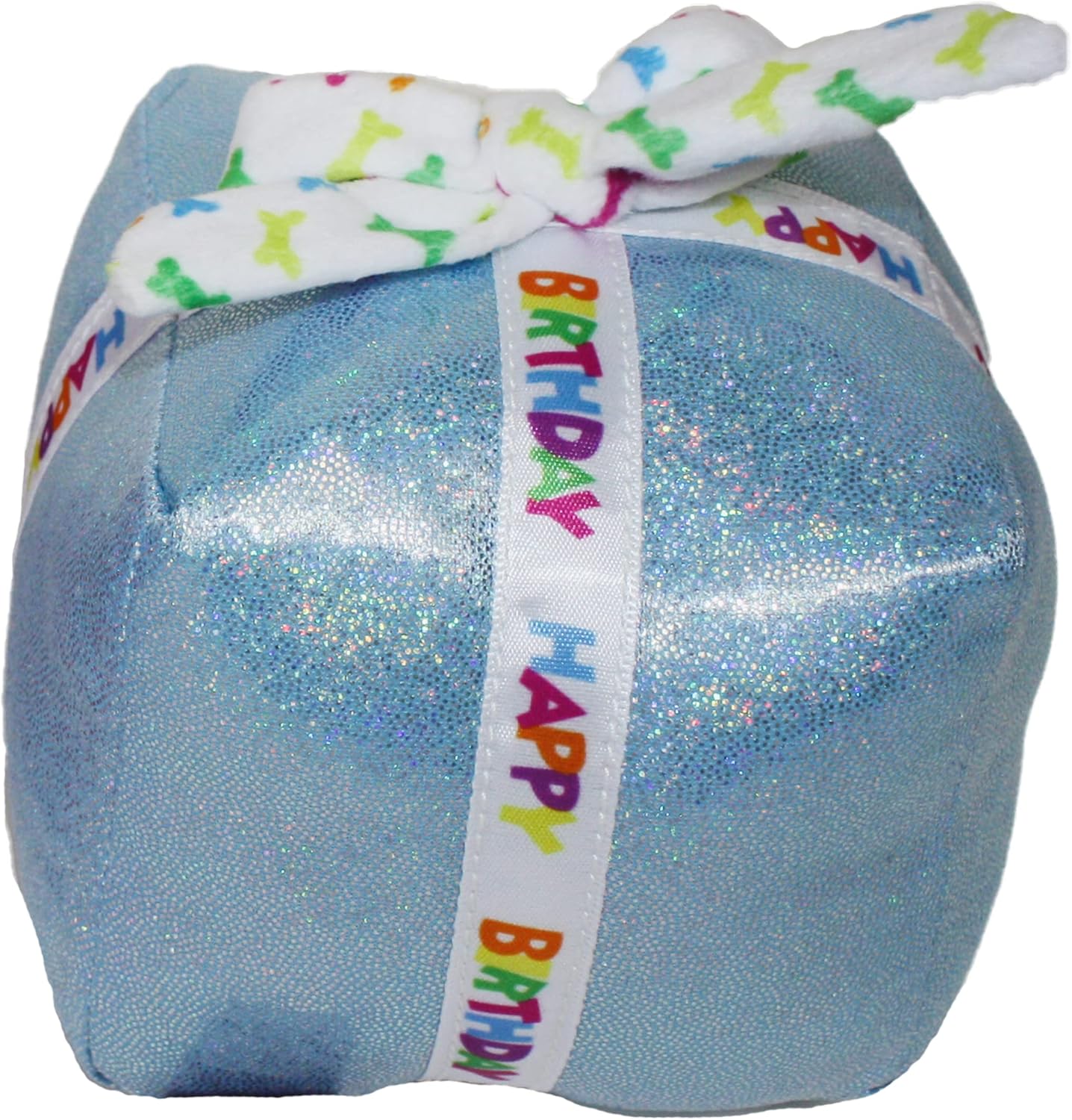 MultiPet Birthday Present Dog Toy - Blue (5.5")