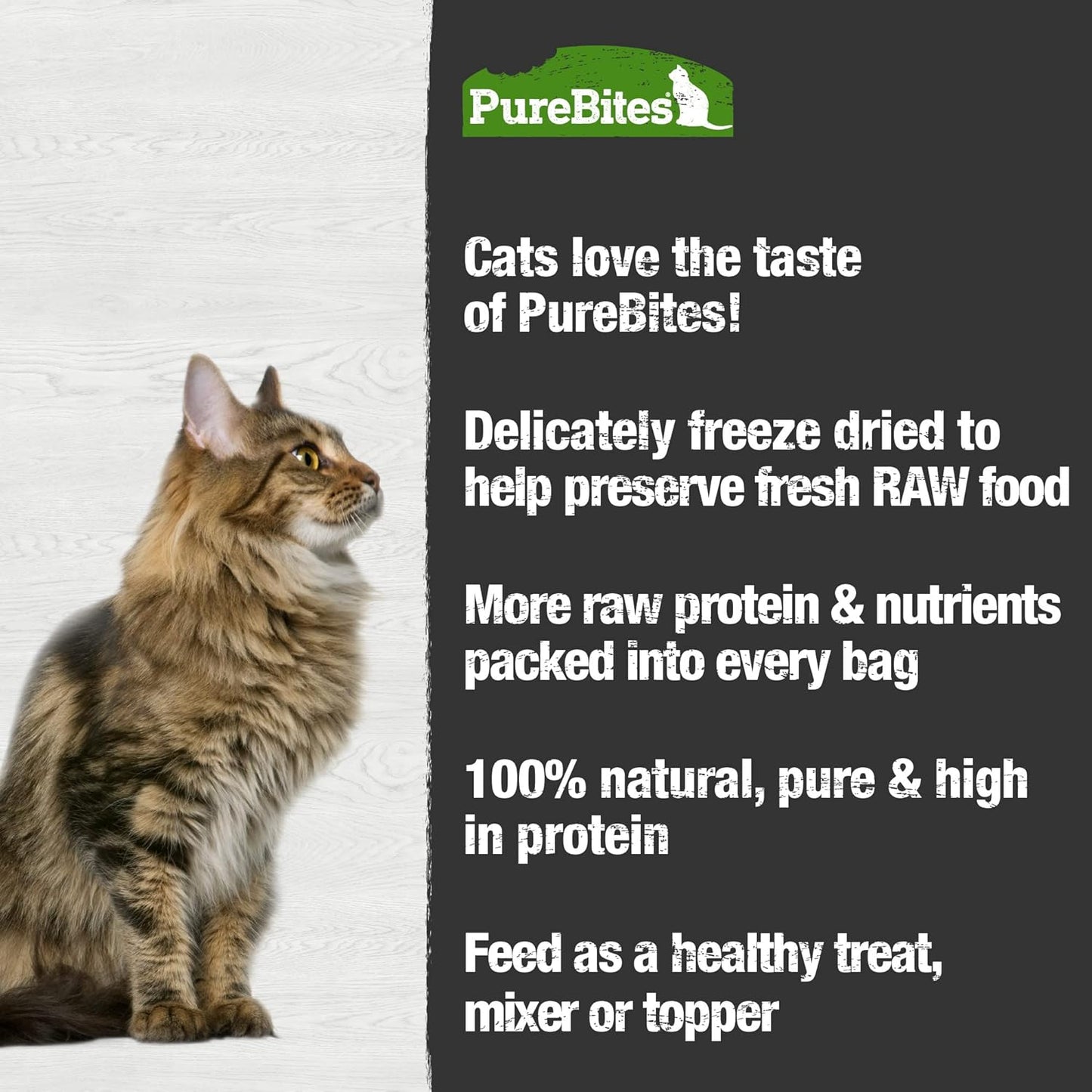 PureBites Chicken Breast & Catnip Freeze-Dried Cat Treats 1.3Oz