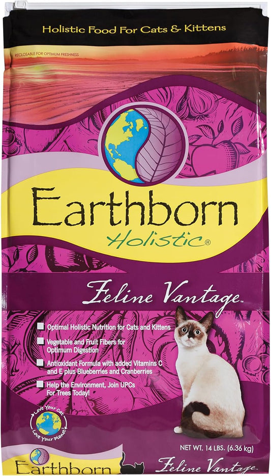 Earthborn Holistic Feline Vantage Dry Cat Food - 14 lbs