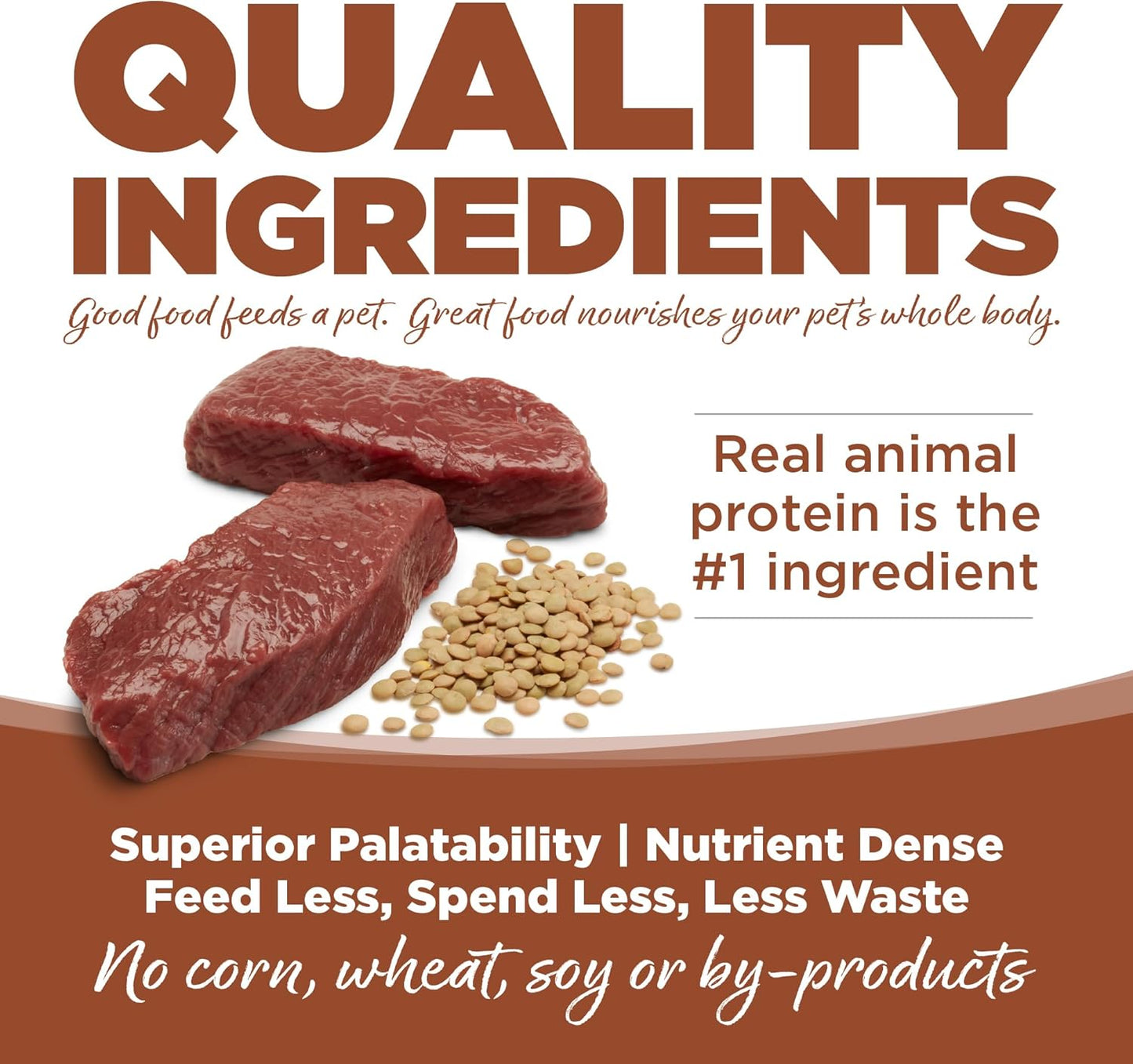 NutriSource PureVita Grain Free Kangaroo & Green Lentils Entree Dry Dog Food - 25 lbs
