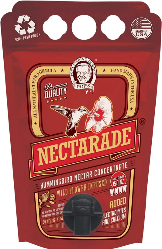 POP'S Nectarade, Concentrate - Makes 150oz Humming Bird Nectar (50.7oz)