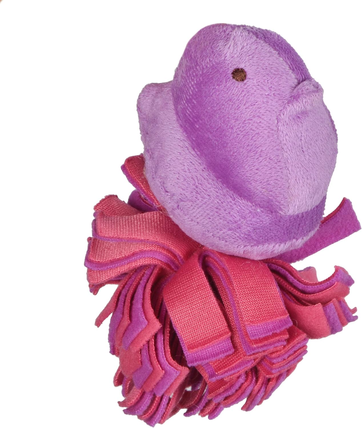 Peeps for Pets Plush Purple and Pink Purple Chick Fleece Bottom Dog Toy