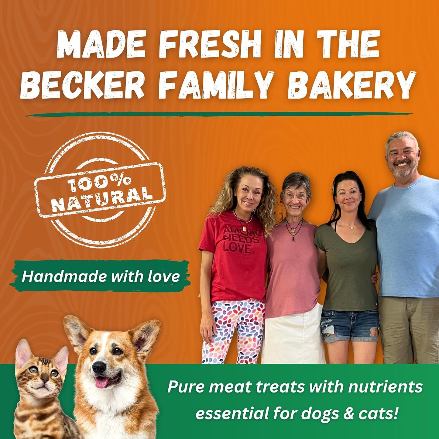 Dr. Becker's Venison Bites | 100% Pure Meat Protein | Grain Free Liver Training Treats for Dogs & Cats, 5 oz