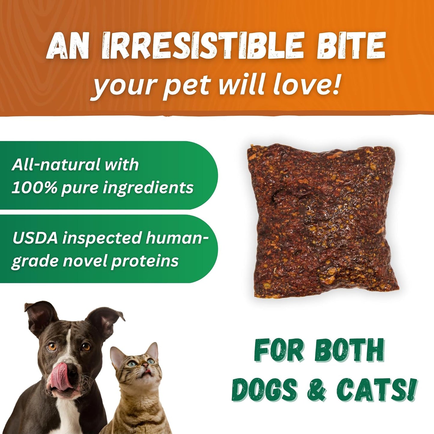 Dr. Becker's Lamb Bites | 100% Pure Meat Protein | Grain Free Liver Training Treats for Dogs & Cats, 5 oz