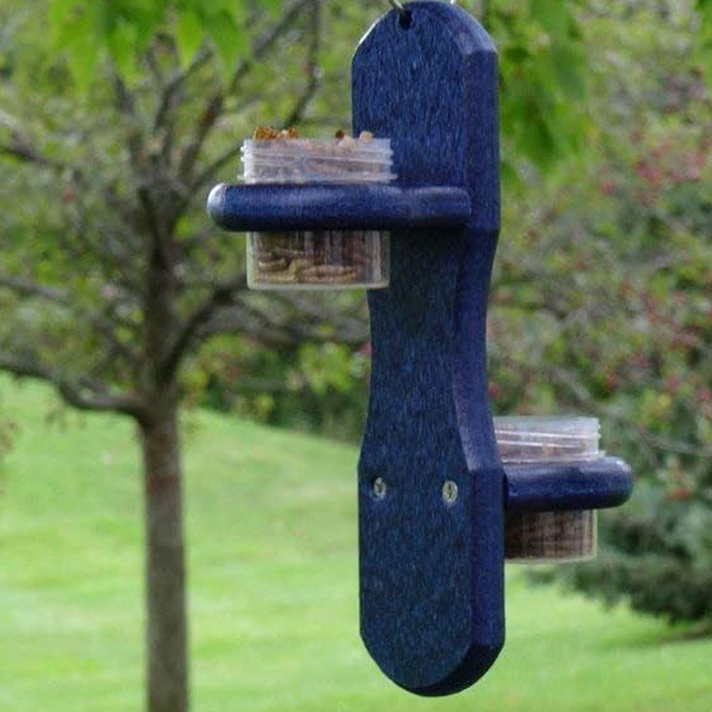 Nectar DOTS Blue & Clear Double Bug Dots Bird Feeders - 2.6 Ounce