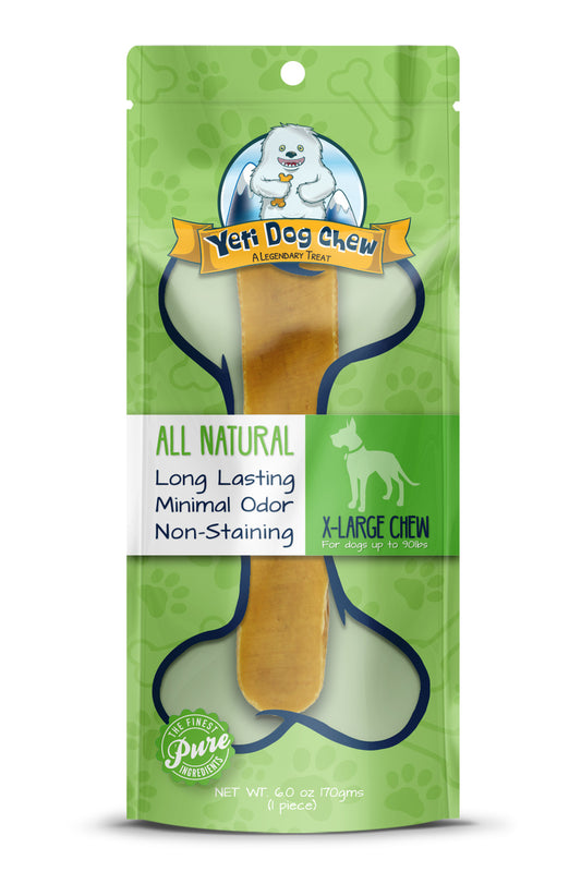 Yeti Dog Chew Medium Dog Chews Treats- Medium, 5 oz (Pack of 2)