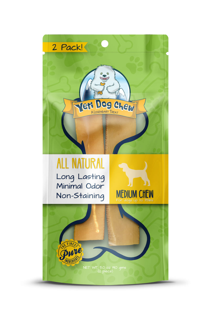 Yeti Dog Chew Medium Dog Chews Treats- Medium, 5 oz