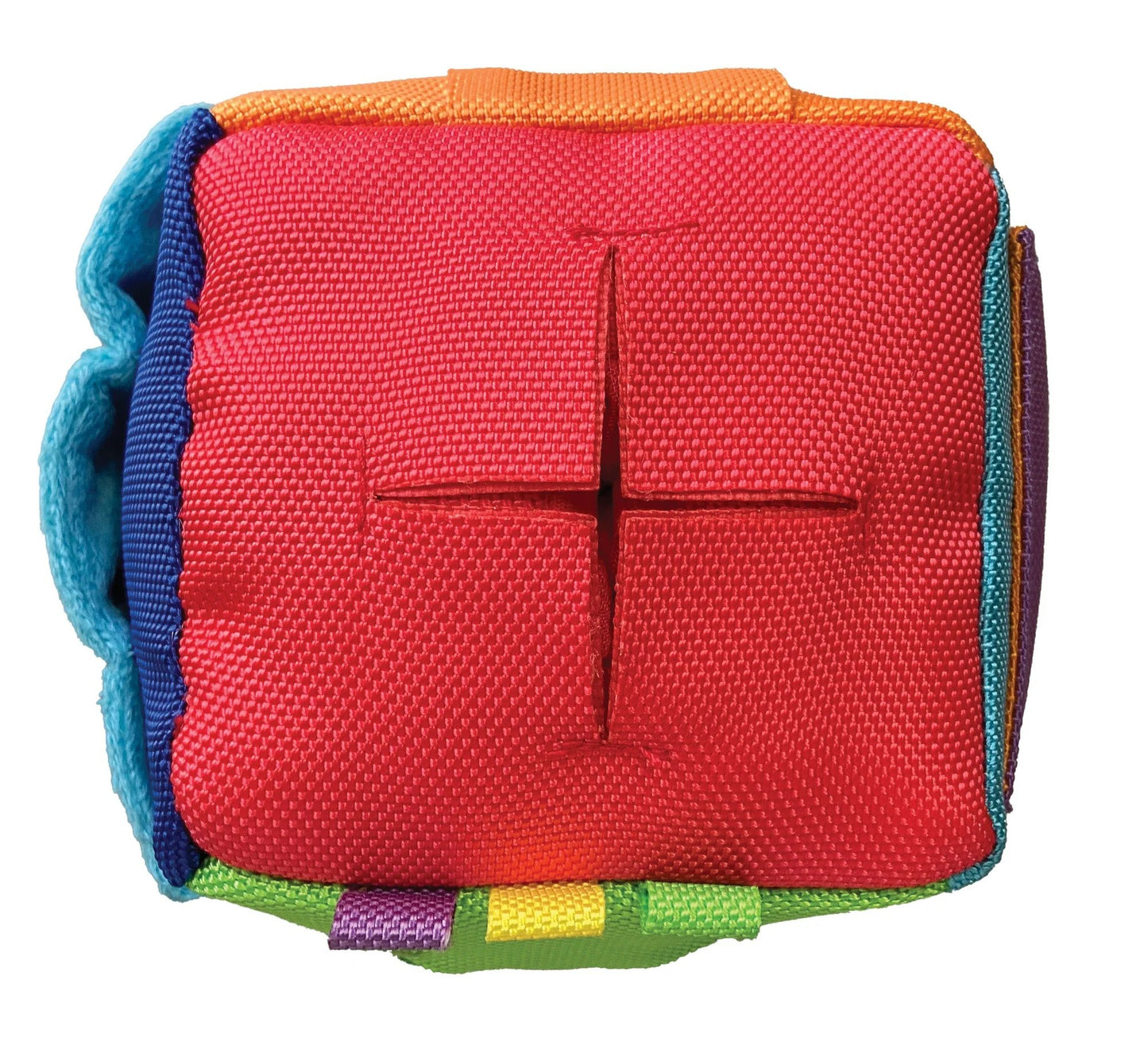 fouFIT Hide 'n Seek Cube Interactive Dog Toy - 4.5"