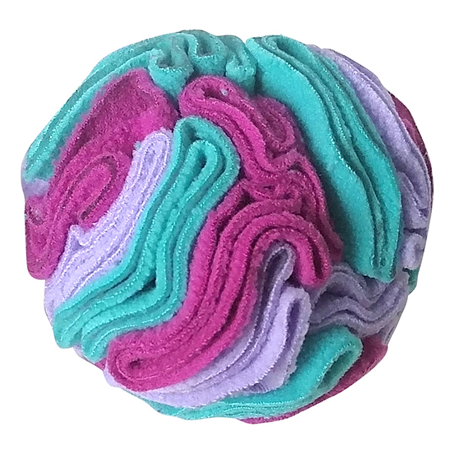 FOUFIT Hide n Seek Snuffle Balls Nosework Toy for Dogs, Pink/Purple, Large 6"