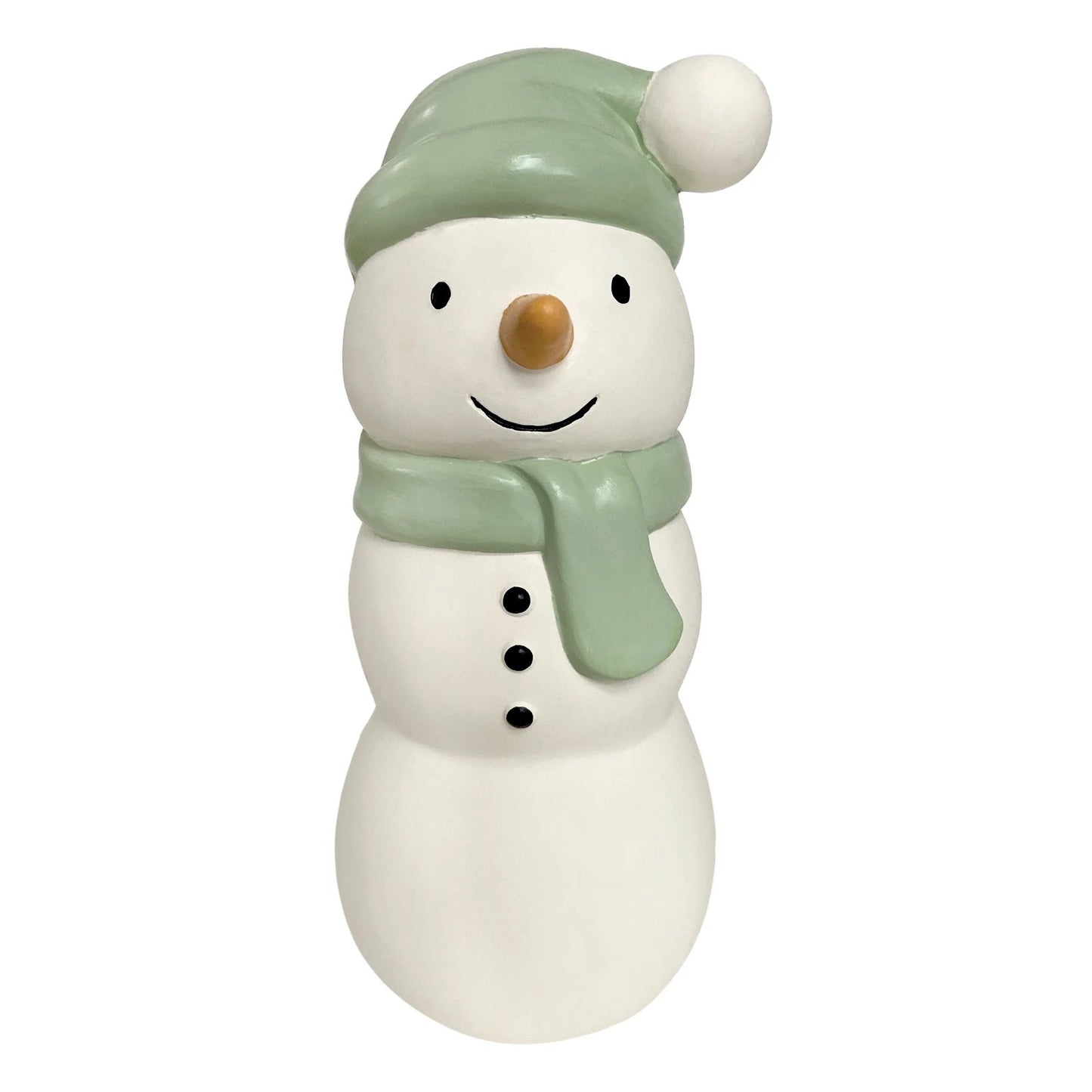 fouFIT Holiday Cuddle Latex Crunchers Snowman Squeak Dog Toy - 8"