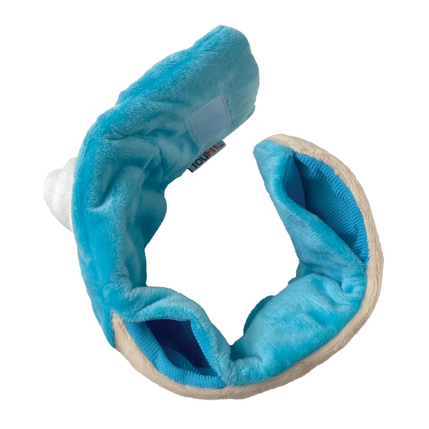 fouFIT Hide 'n Seek Birthday Roll Cake Nosework Dog Toy - Blue (Small)