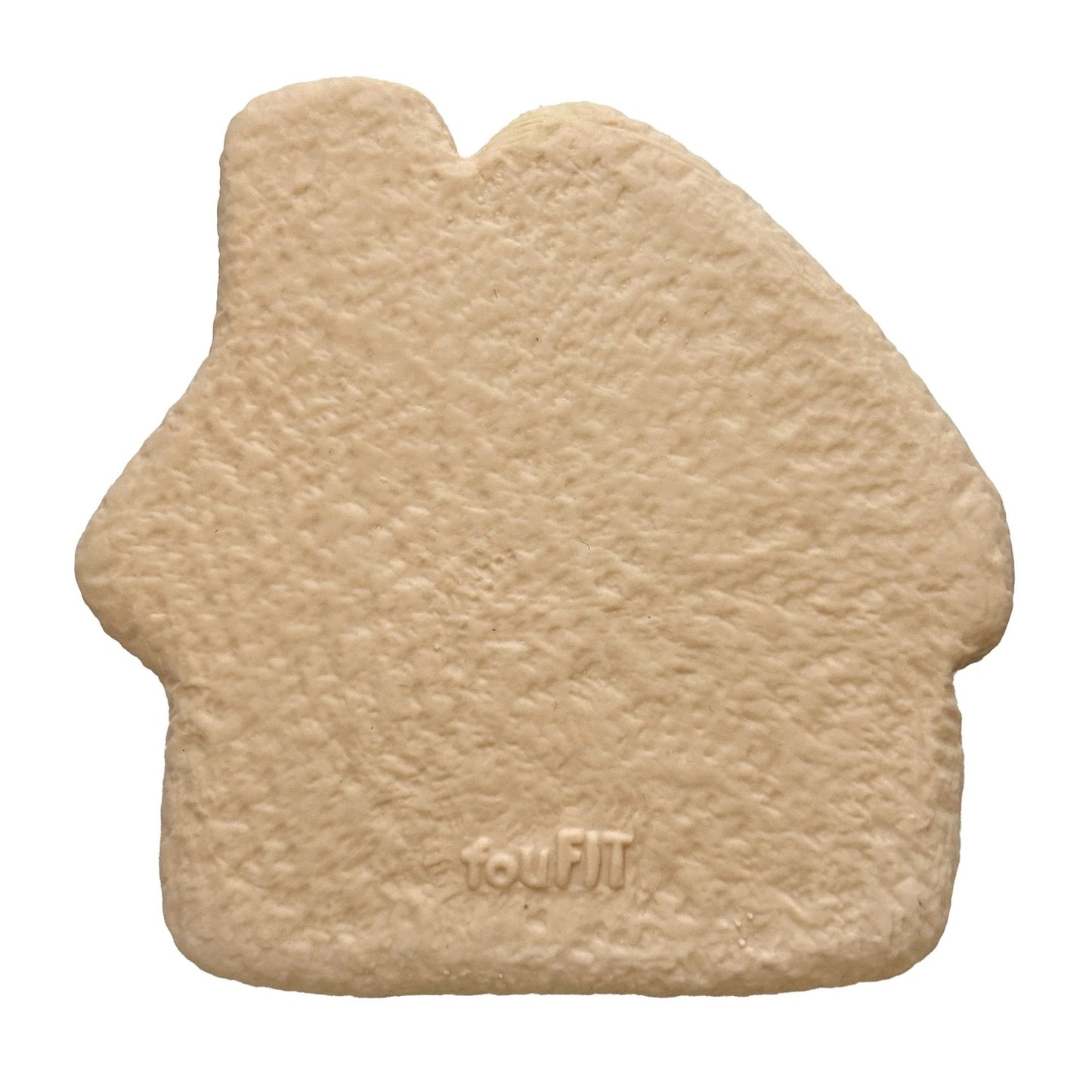 fouFIT Cookies for Santa Gingerbread House Latex Chews Toy - 4.5"