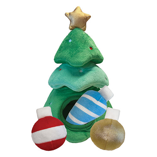 fouFIT Hide 'n Seek Christmas Tree Burrow Dog Toy