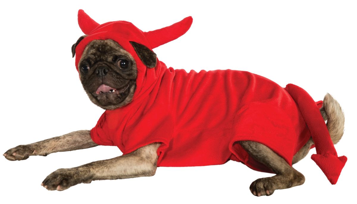 Rubie's Fleece Devil Dawg Costume Hoodie, Medium