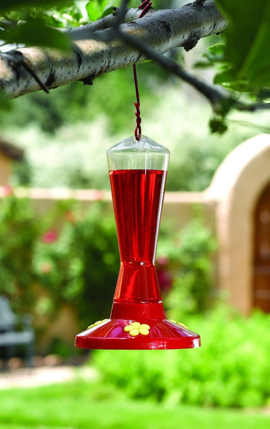 Perky-Pet Clear Plastic Hanging Hummingbird Feeders - 16 Oz