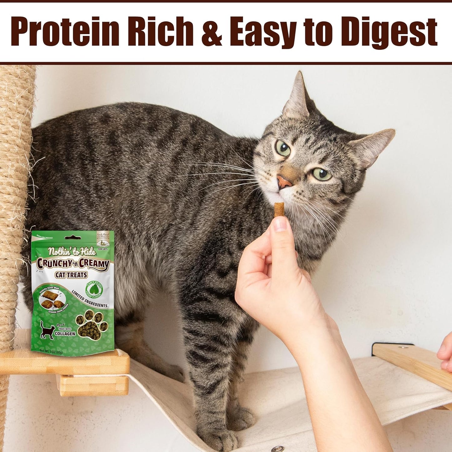 Nothin' To Hide Cat Catnip Treats - 3oz