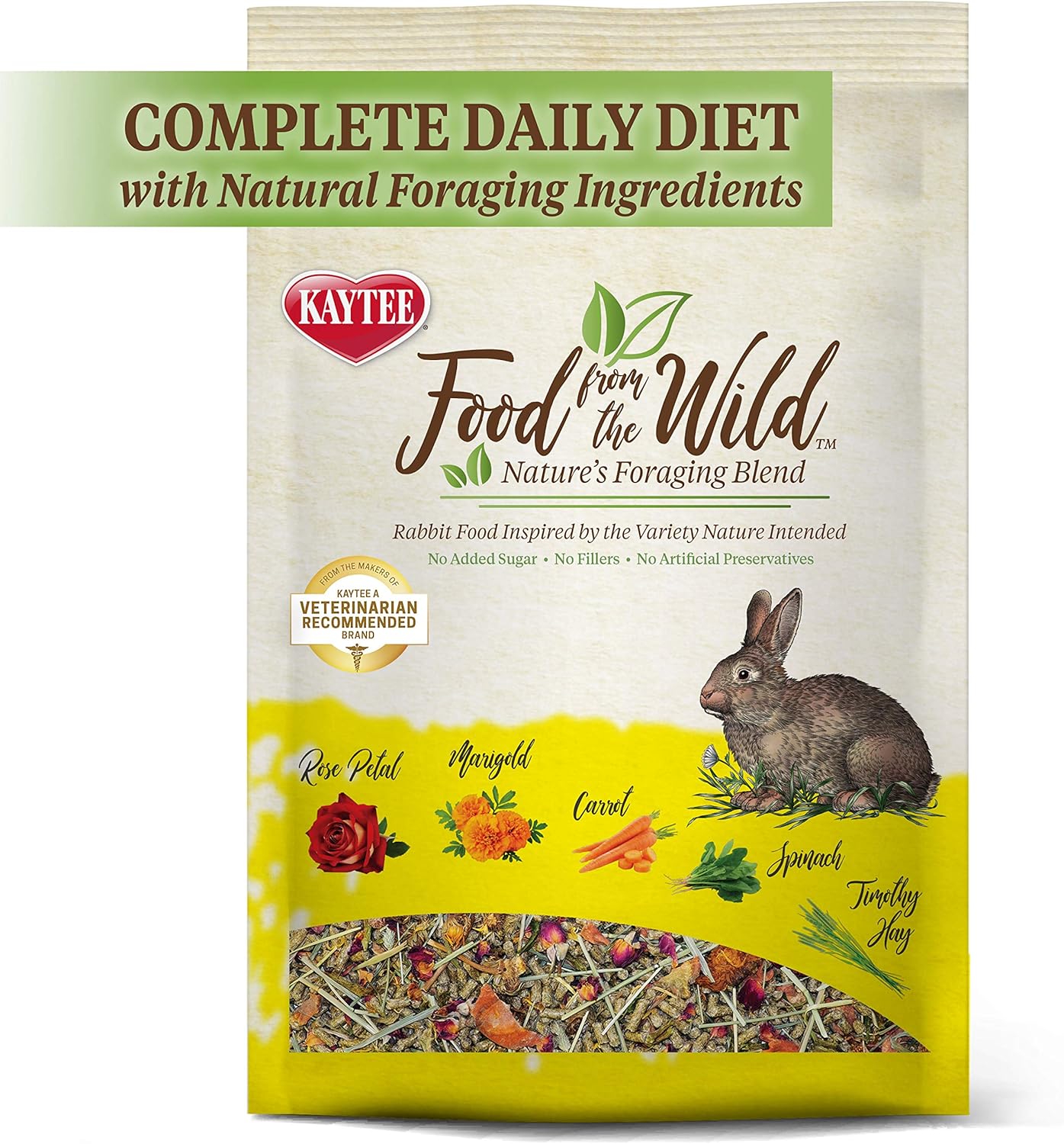 Kaytee Food From The Wild Rabbit Food - 4 lbs