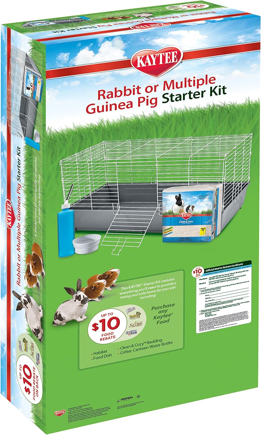 Kaytee My First Home Rabbit or Multiple Guinea Pig Starter Kit - DS