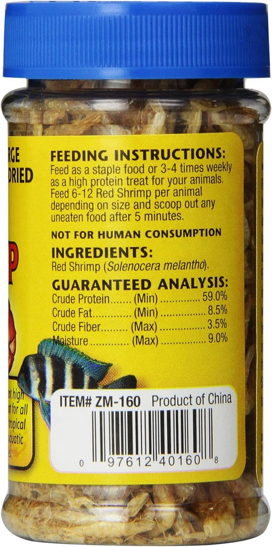 Zoo Med Large Sun-Dried Red Shrimp Aquatic Turtle Food - 0.5 oz