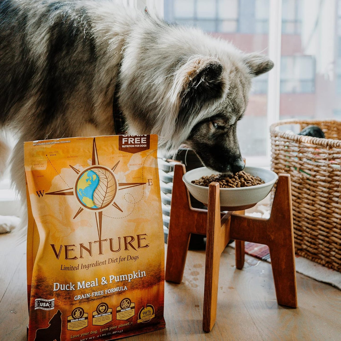 Earthborn Holistic Venture Duck Meal & Pumpkin Dry Dog Food - 12.5 lbs