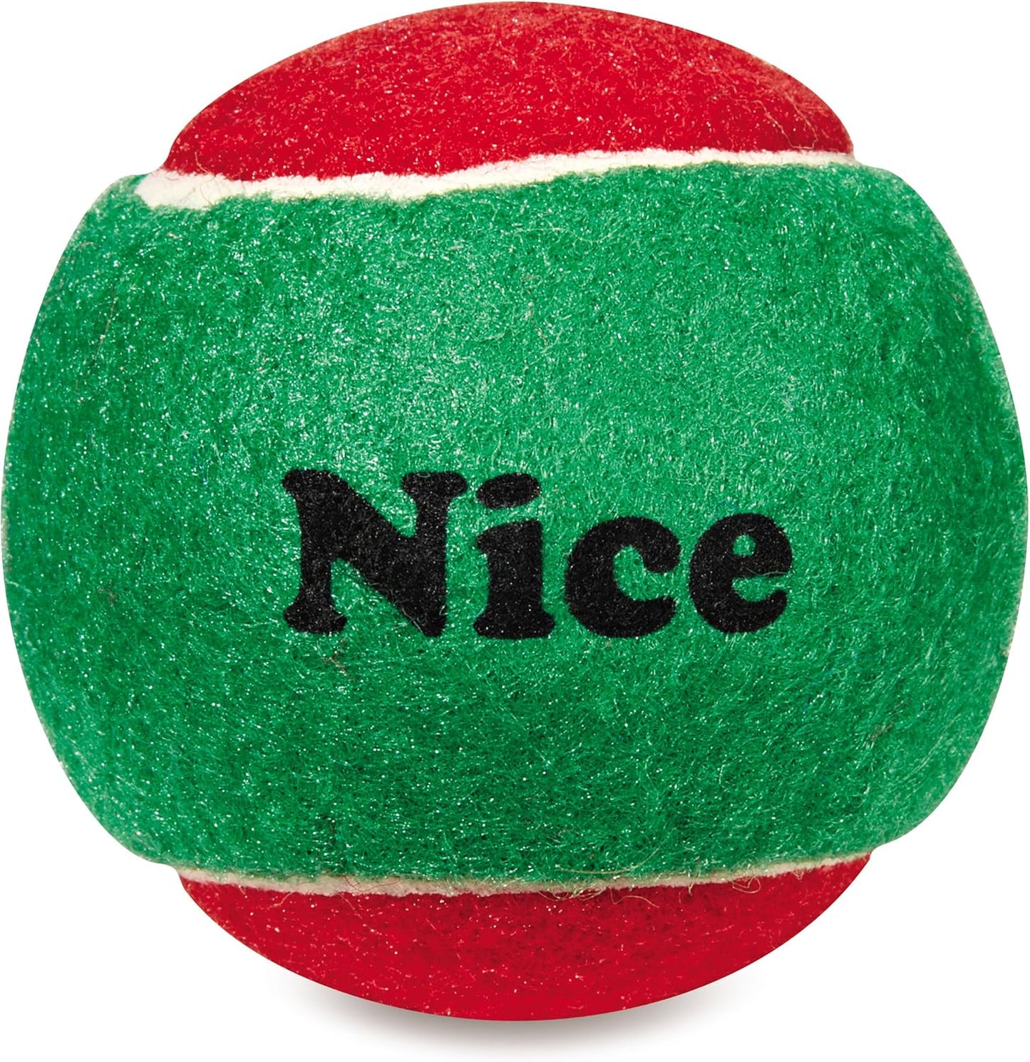 Zanies Naughty or Nice Tennis Dog Toy Balls (Pack of 6)