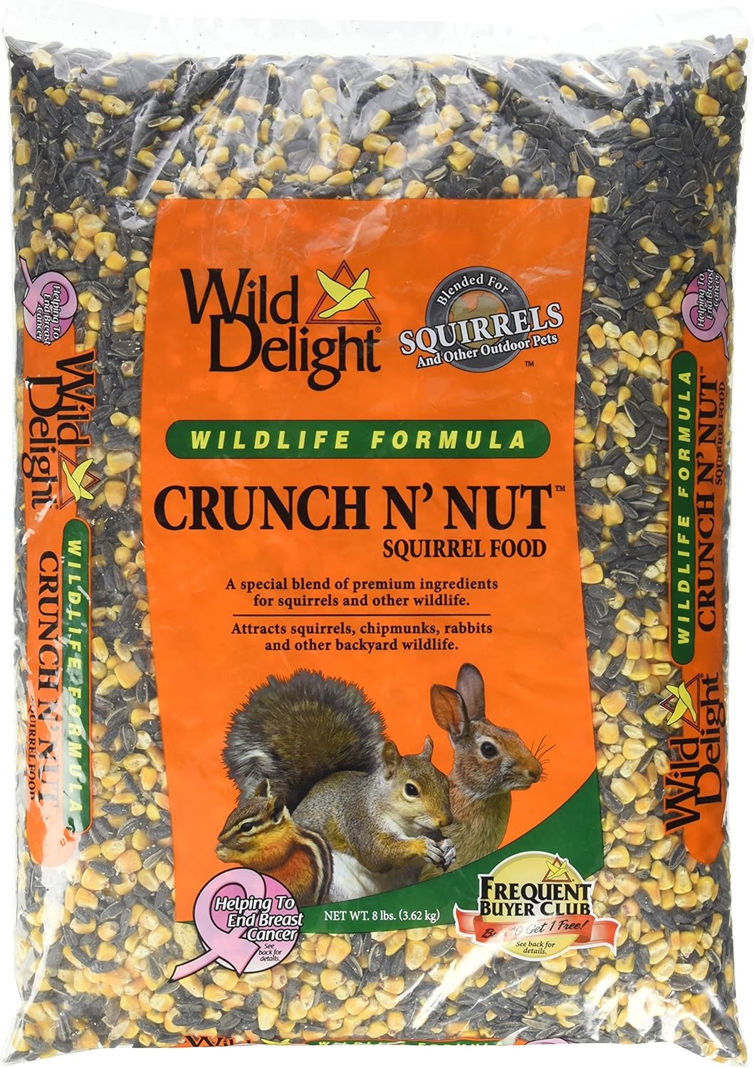 Wild Delight Crunch N' Nut Squirrel Food, 8lb