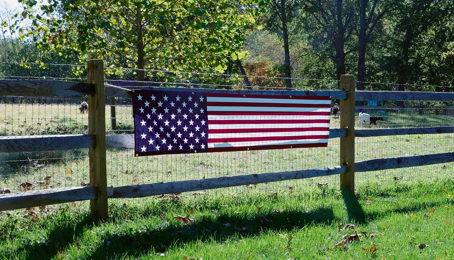 Primitives by Kathy American Flag Banner - 98" Large Patriotic Wall Decor
