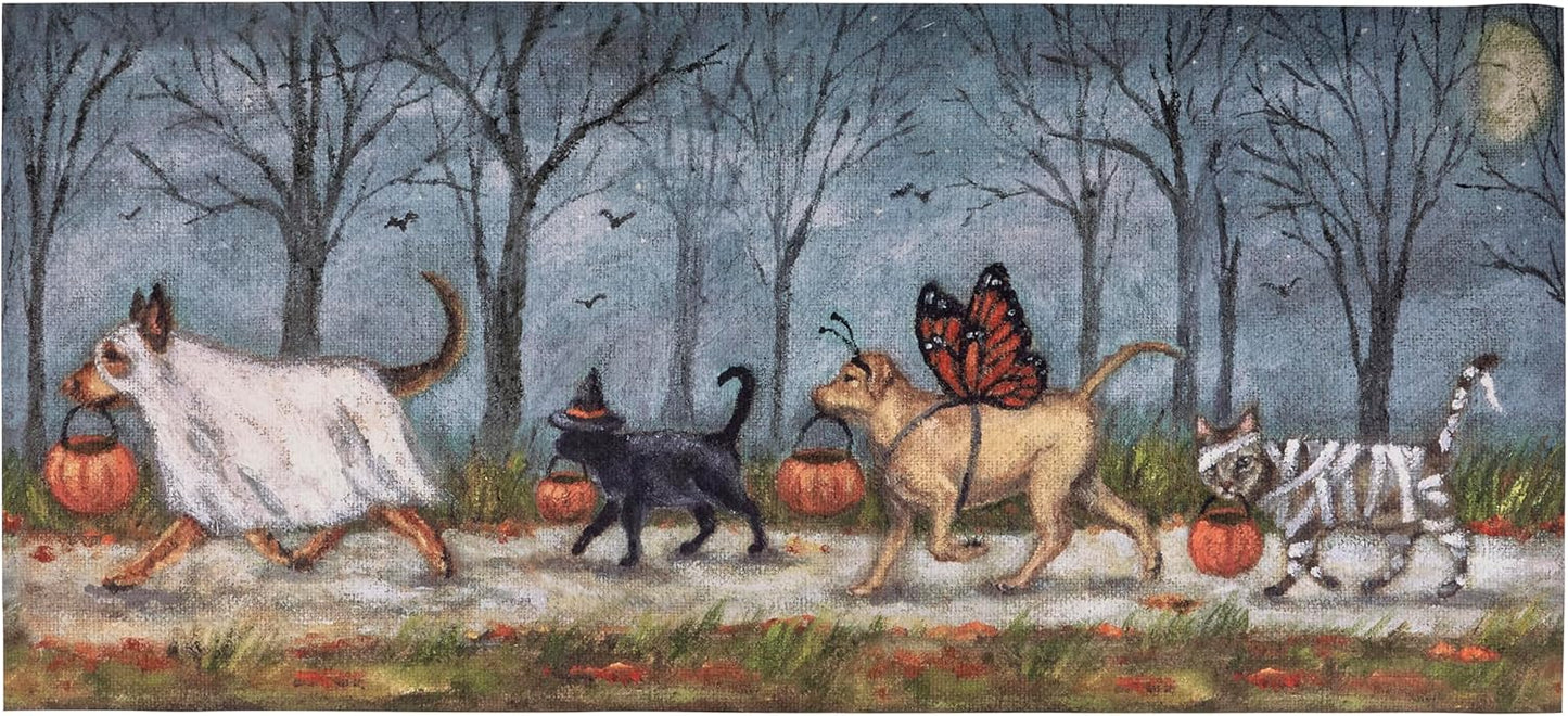 Primitives by Kathy Halloween Pet Parade Rug- Indoor/Outdoor