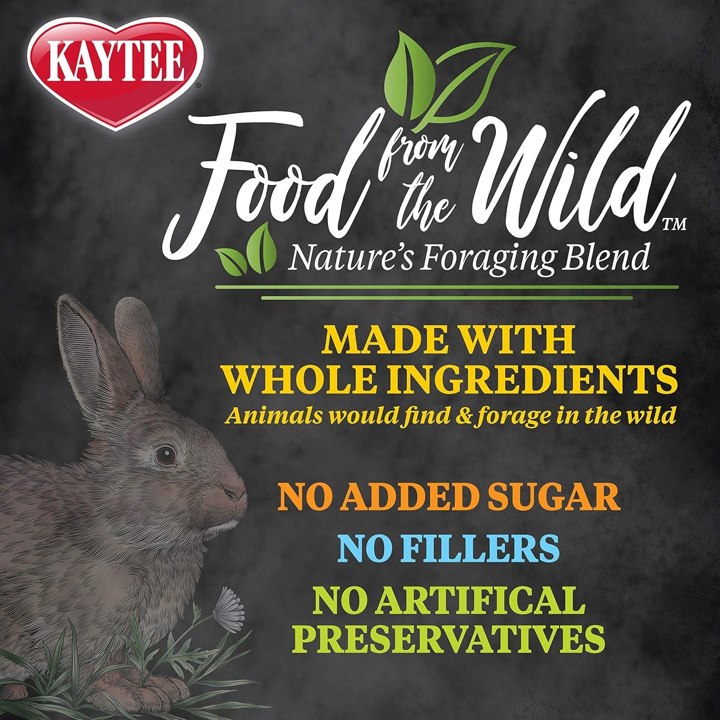 Kaytee Food From The Wild Rabbit Food - 4 lbs