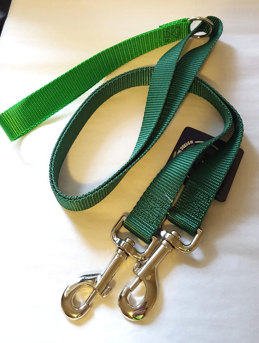 2 Hounds Freedom No Pull 1 Inch Training Leash ONLY Works with No Pull Harnesses (Green)