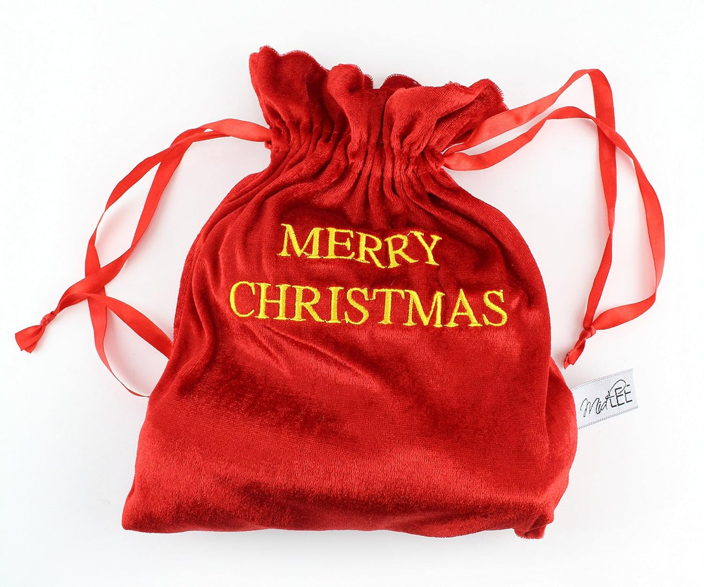 Midlee Santa's Gift Bag Dog Toy - 2.5"
