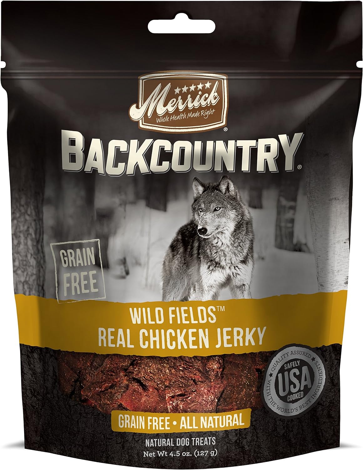 Merrick Backcountry Wild Prairie Real Chicken Jerky - 4.5 oz