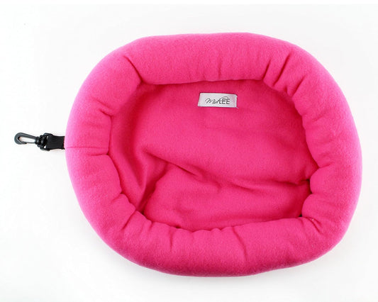 Guinea Pig Bed - Round Fleece Small Animal Bed 15"x 12"