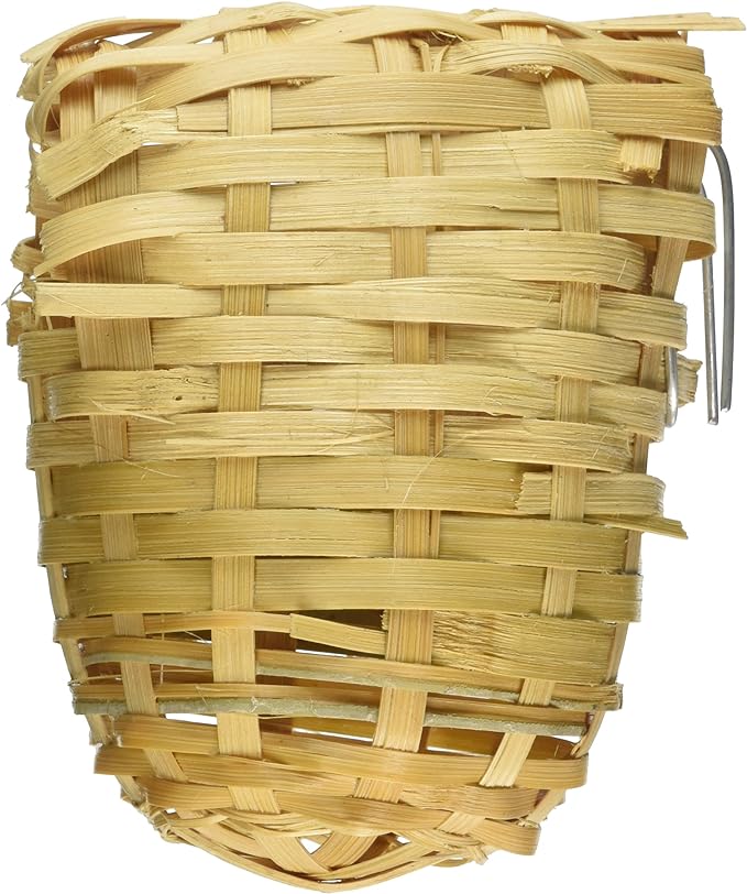 Prevue Finch All Natural Fiber Covered Bamboo Nest