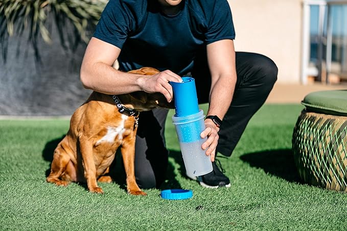Dexas MudBuster Large Portable Pro Blue Paw Cleaner for Dogs - Large Blue
