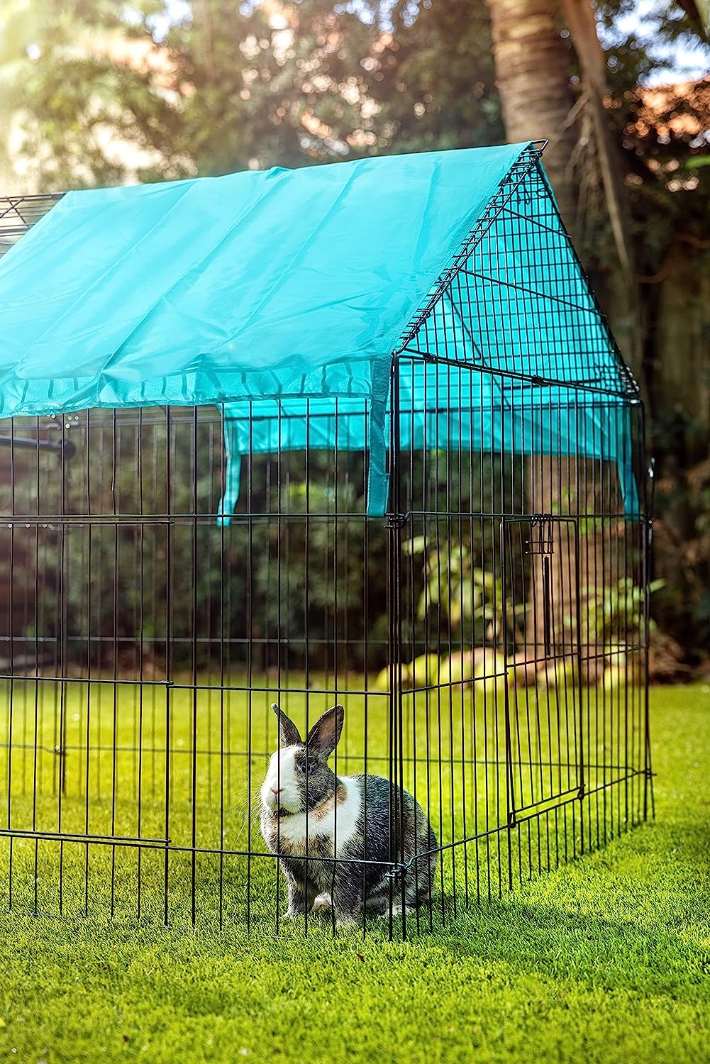 Midlee Outdoor Playpen Chicken Small Animal Backyard Enclosure Quarantine Pen Large Shade Tent