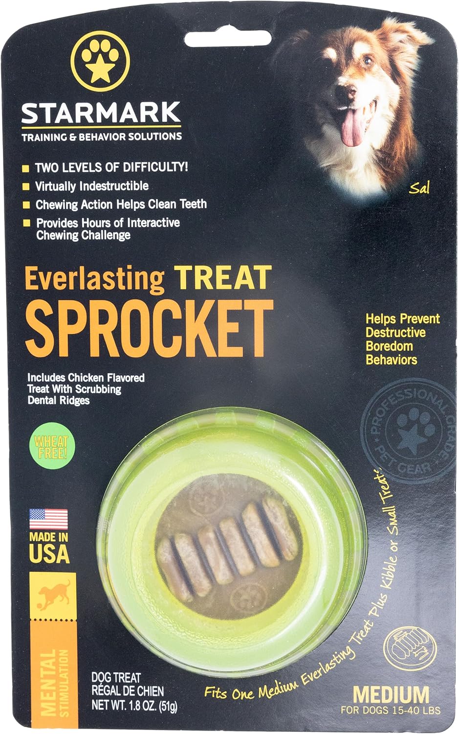 Starmark Everlasting Treat Sprocket Medium