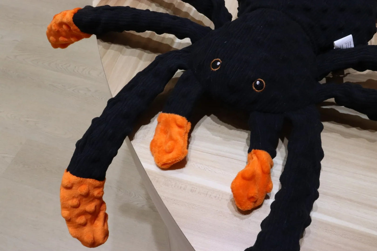 Petlou Dotty Friends 2.0 Spider Shaped Stuffed Dog Toy - 18"