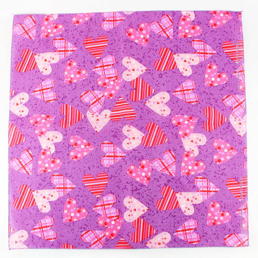 Midlee Valentine's Day Hearts Dog Bandana