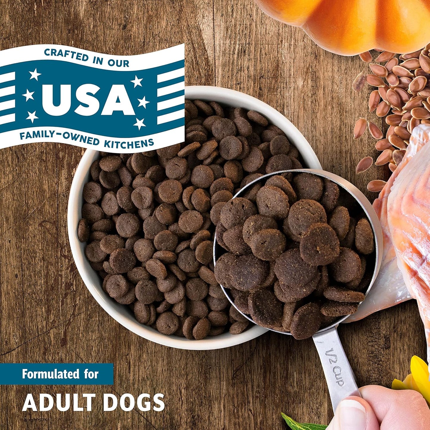 Earthborn Holistic Venture Alaska Pollock Meal & Pumpkin Dry Dog Food - 25 lbs
