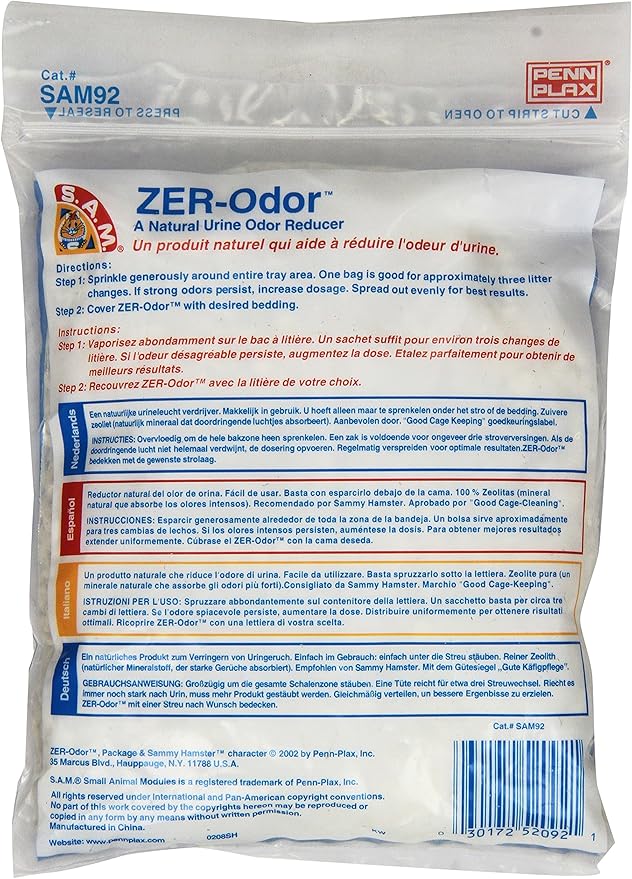 Penn Plax S.A.M. ZER-Odor Natural Urine Odor Reducer
