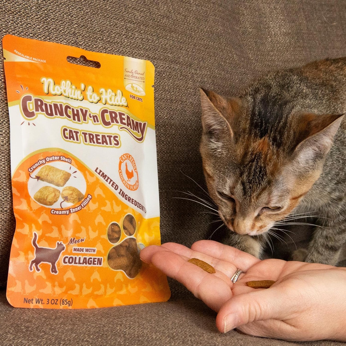 Nothin' To Hide Cat Chicken Treats - 3oz