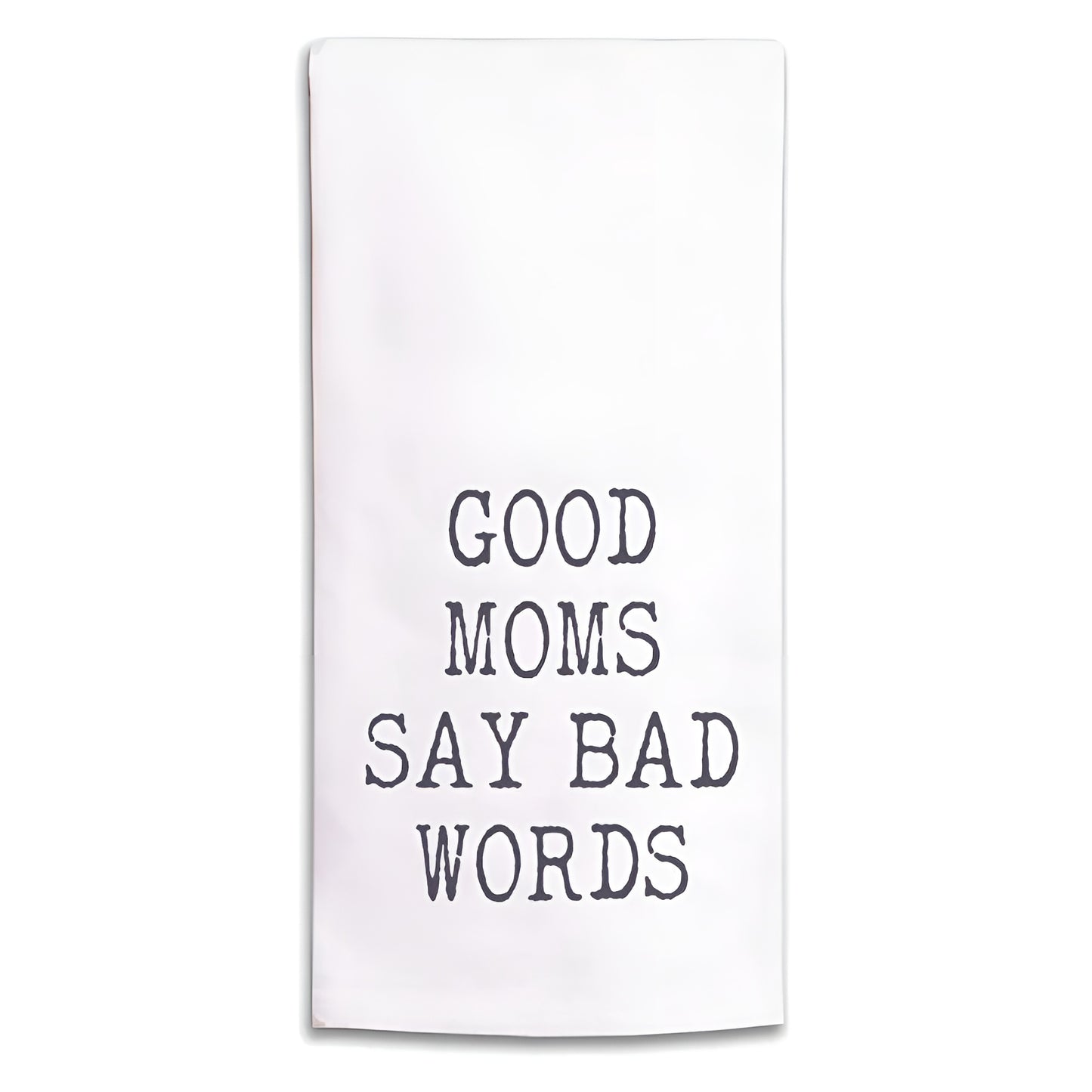 Rustic Marlin Good Moms Say Bad Words Tea Towel