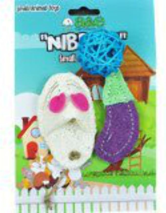 AE Cage Company Nibbles Fruit Bunch Loofah Chew Toy