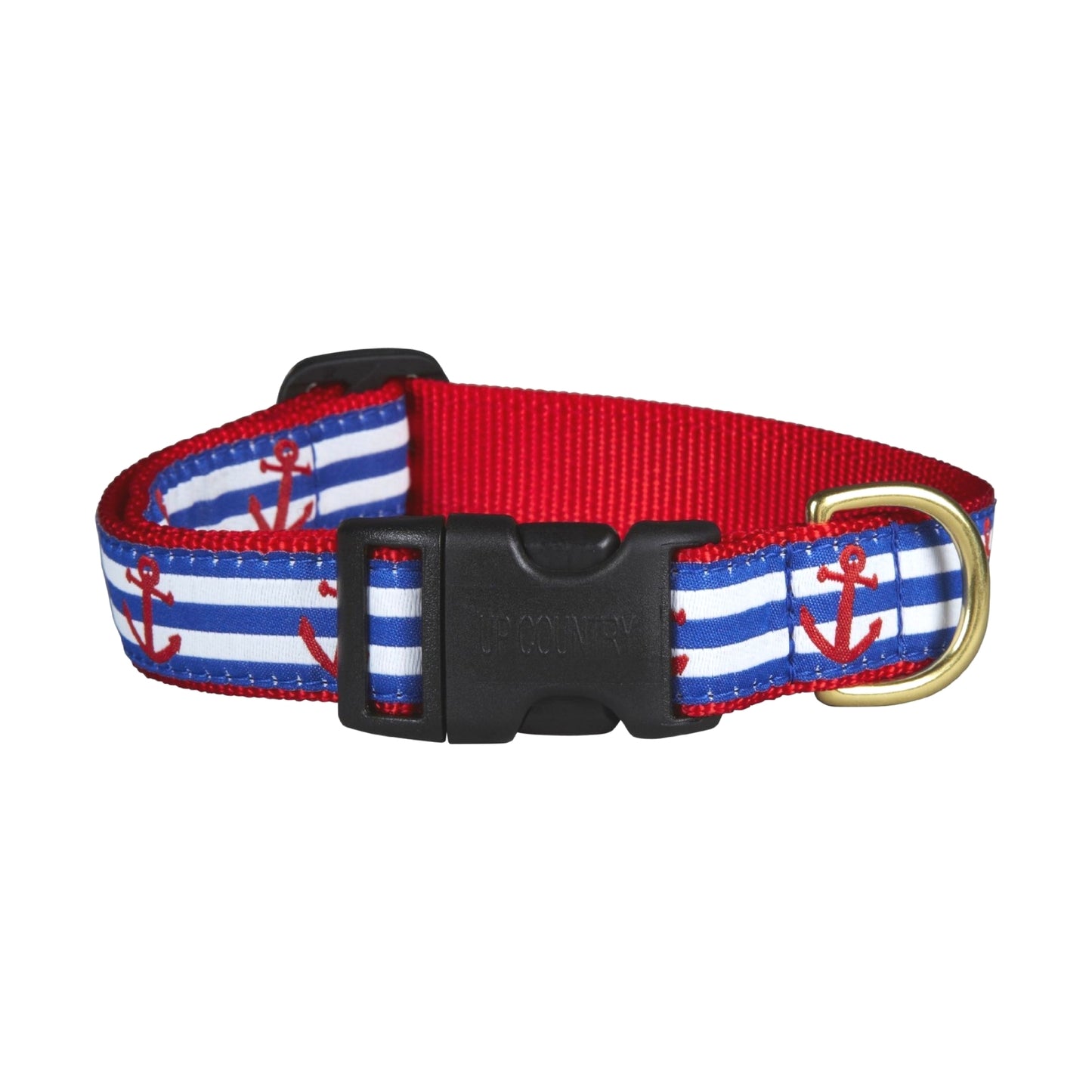 Up Country Anchors Aweigh Dog Collar, Medium