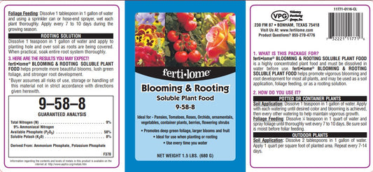 Fertilome 11771 Blooming and Rooting Soluble Plant Food (2 Pack of 1.5 lb)