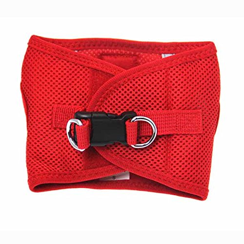 American River Choke Free Reflective Dog Harness, Red, Medium