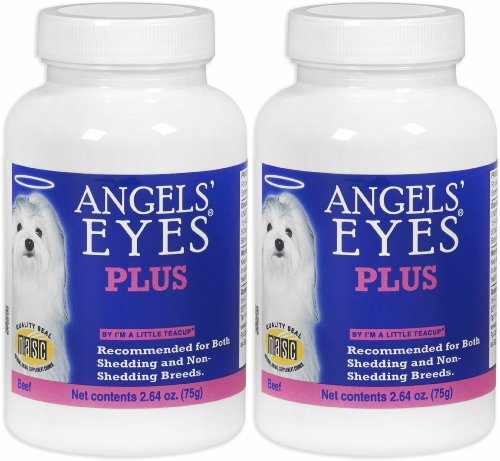 Angels' Eyes PLUS Dog Tear Stain Remover, Beef 150g (2 x 75g)