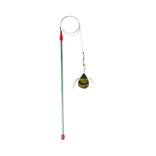 GoCat Cat Catcher Da Bee Cat Toy, Handmade in The USA