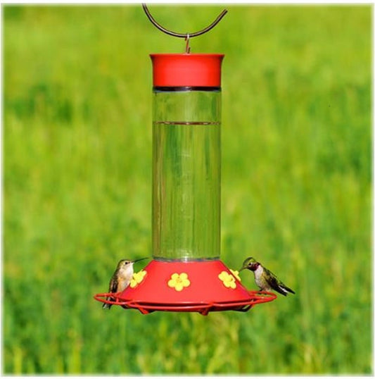 Perky Pet 209B Glass Hummingbird Feeder, 30 Oz, Red (Older Model)